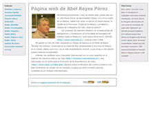 Tablet Screenshot of abel.jorgereyes.net